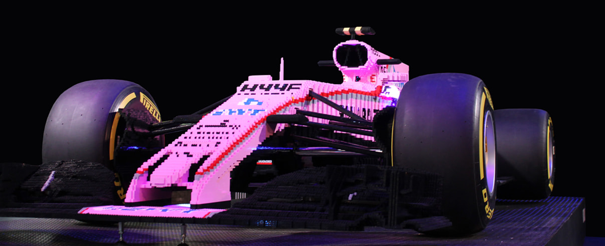 brick built F1 car